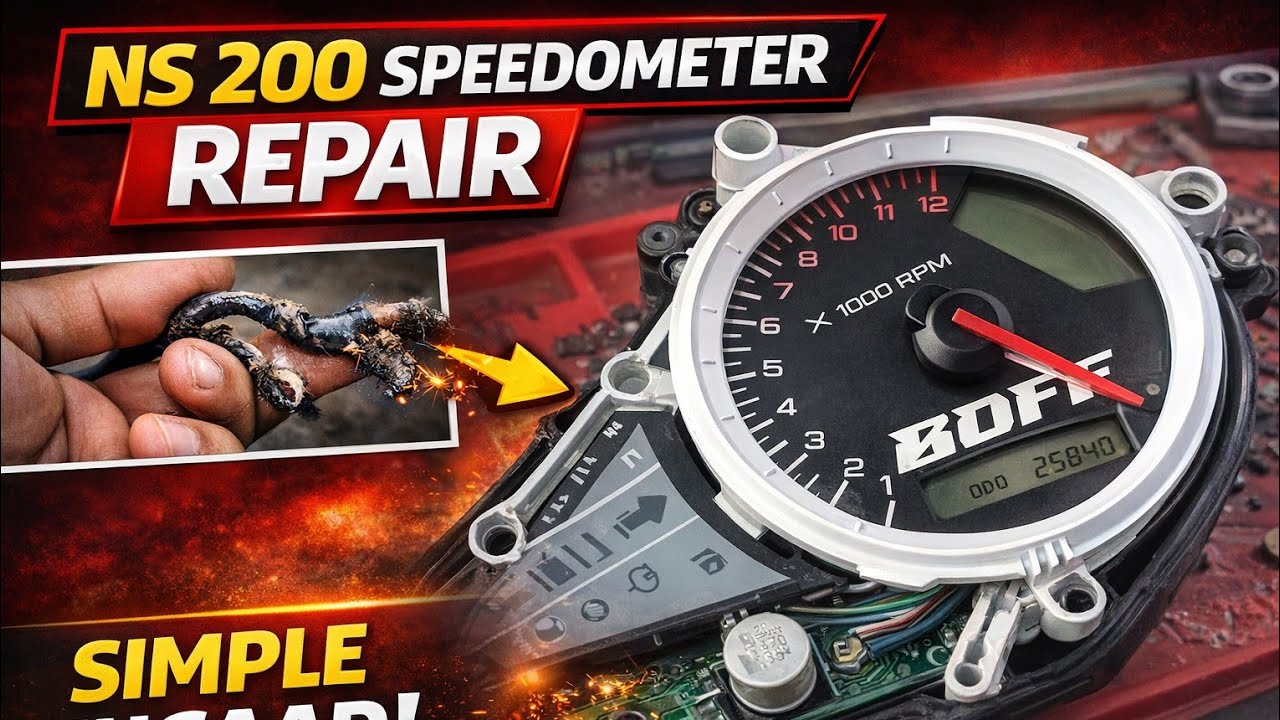 NS 200 Speedometer Repair Without Service center | RPM Meter Fix Full Process #ns200 #ns125prashant
