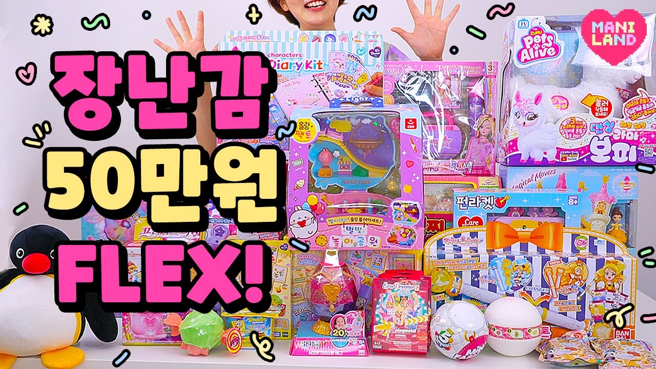 (eng)생일맞이 요즘 장난감 50만원 하울!! 🎉🎉🎉