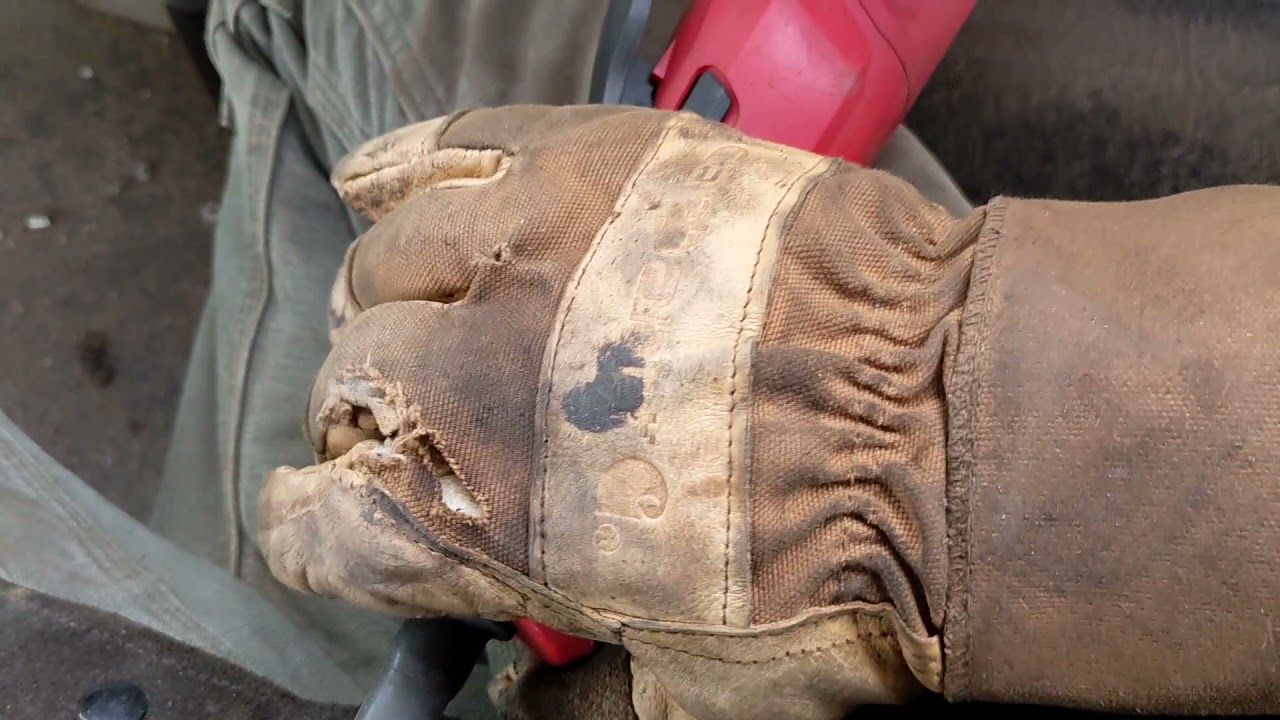 How we remove solid buck rivets.