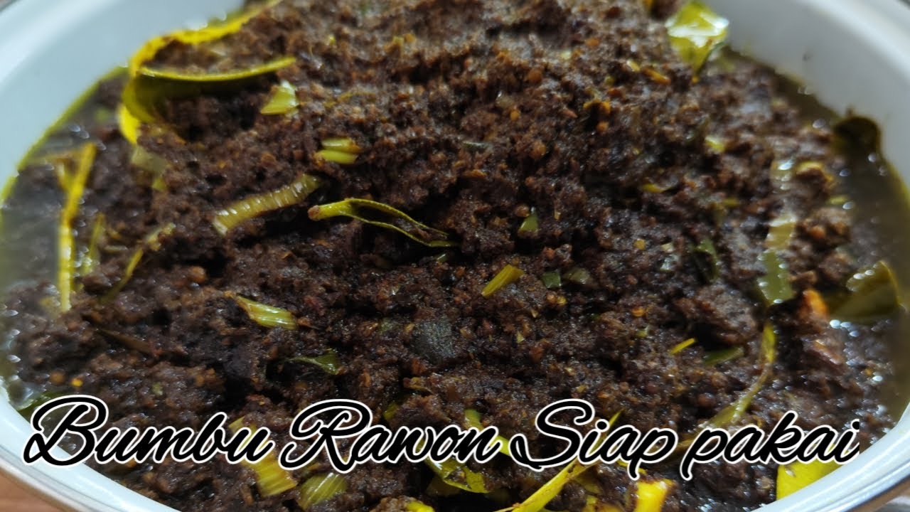 Bumbu Rawon Siap pakai || Takaran untuk 5-6 kg Daging Sapi
