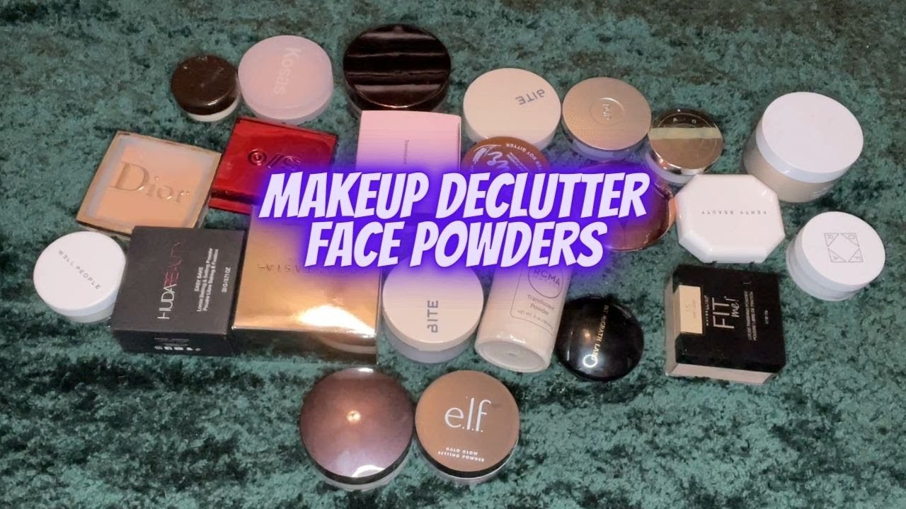 Makeup Declutter | Powder Declutter 2022