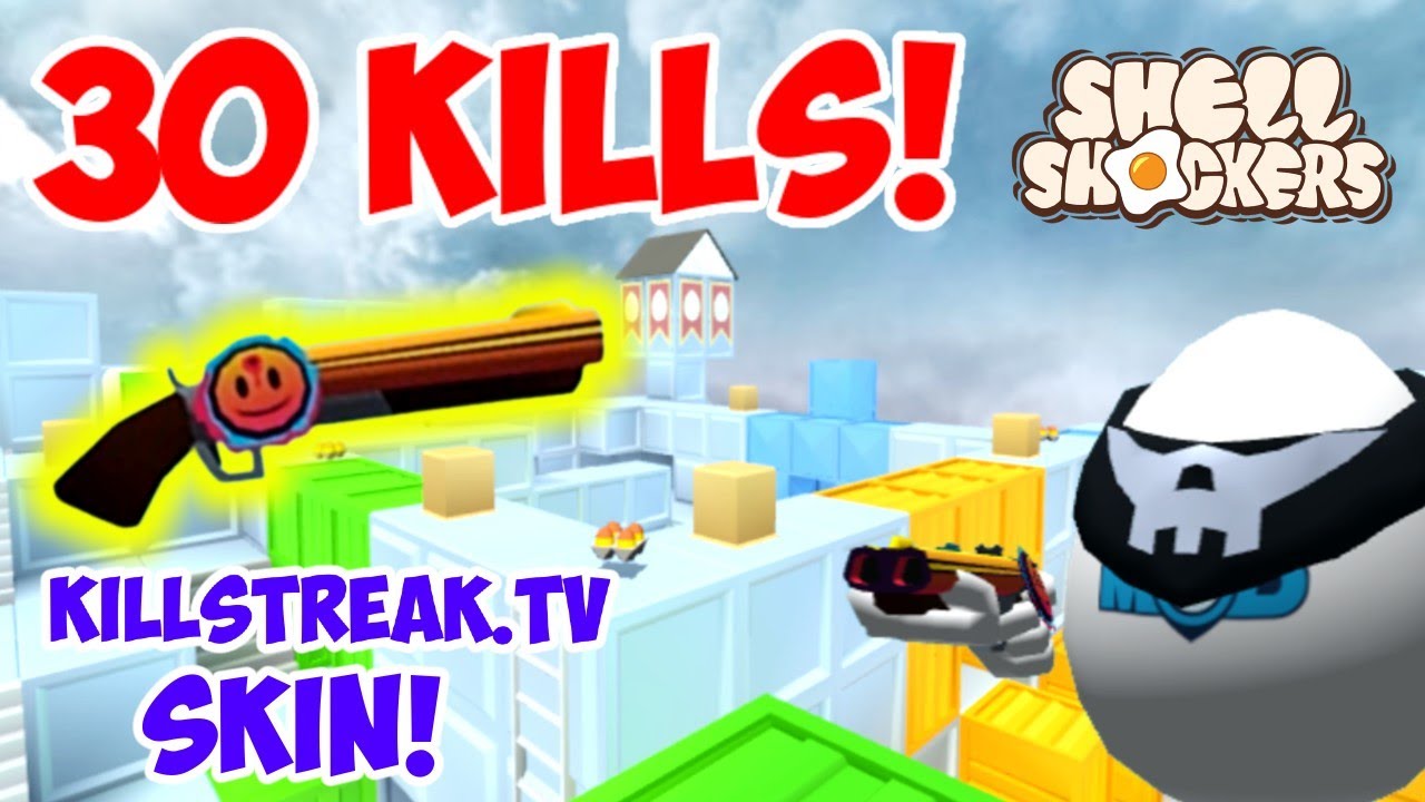 30 Kills with the *SUPER LIMITED* Killstreak.tv Shotgun! | Shell Shockers