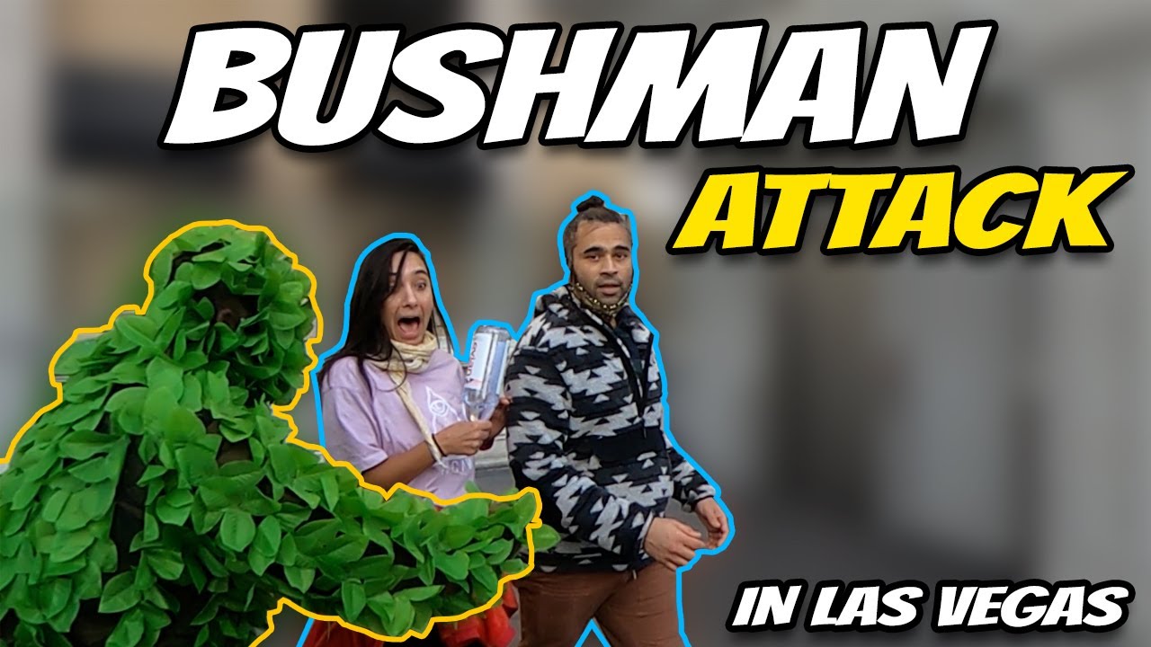 BUSHMAN SCARE PRANK IN LAS VEGAS!!!!!#621