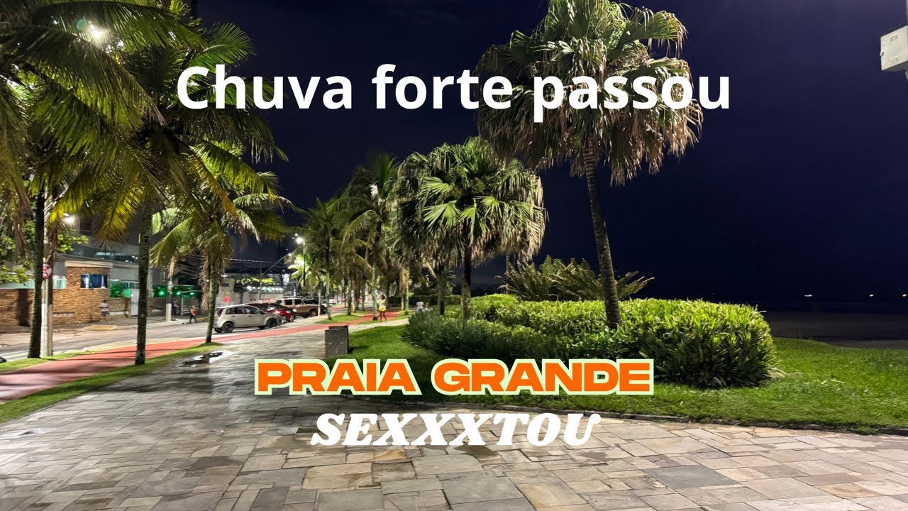 CHOVEU FORTE MAS PASSOU ORAIA GRANDE