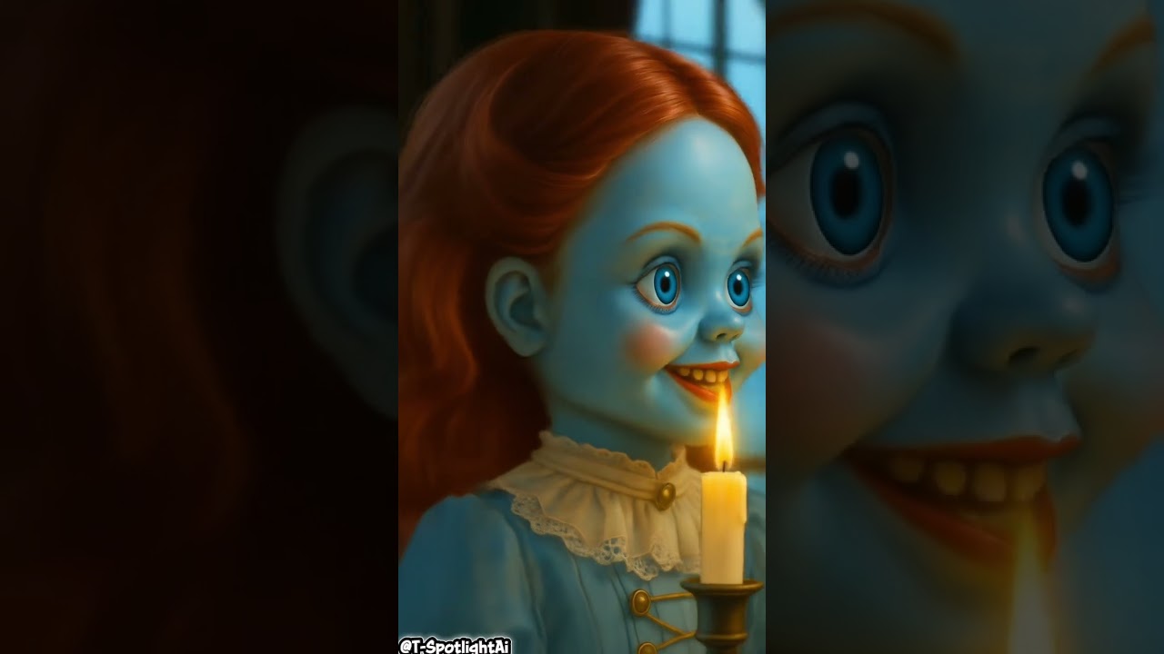 the transformation of a beautiful doll 🎎 118 #doll #scary #ai #shorts