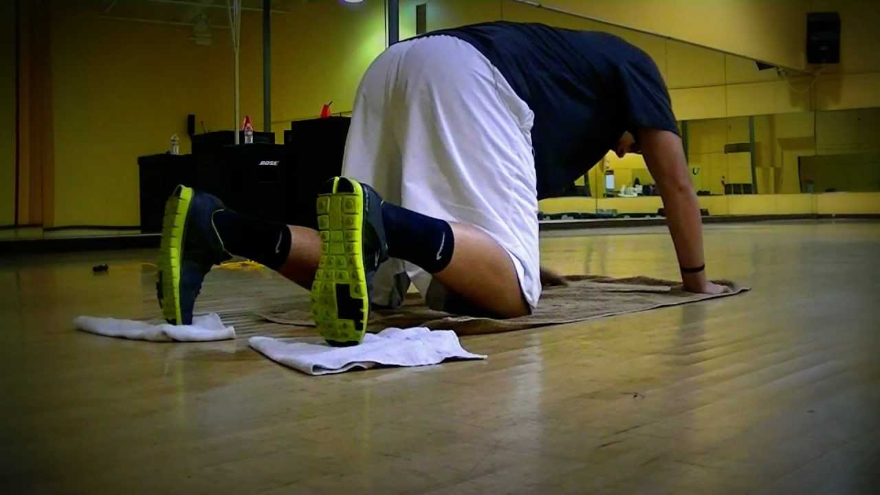Homemade Slide Board Exercises - BEST Lower Ab Exercise For A Six Pack