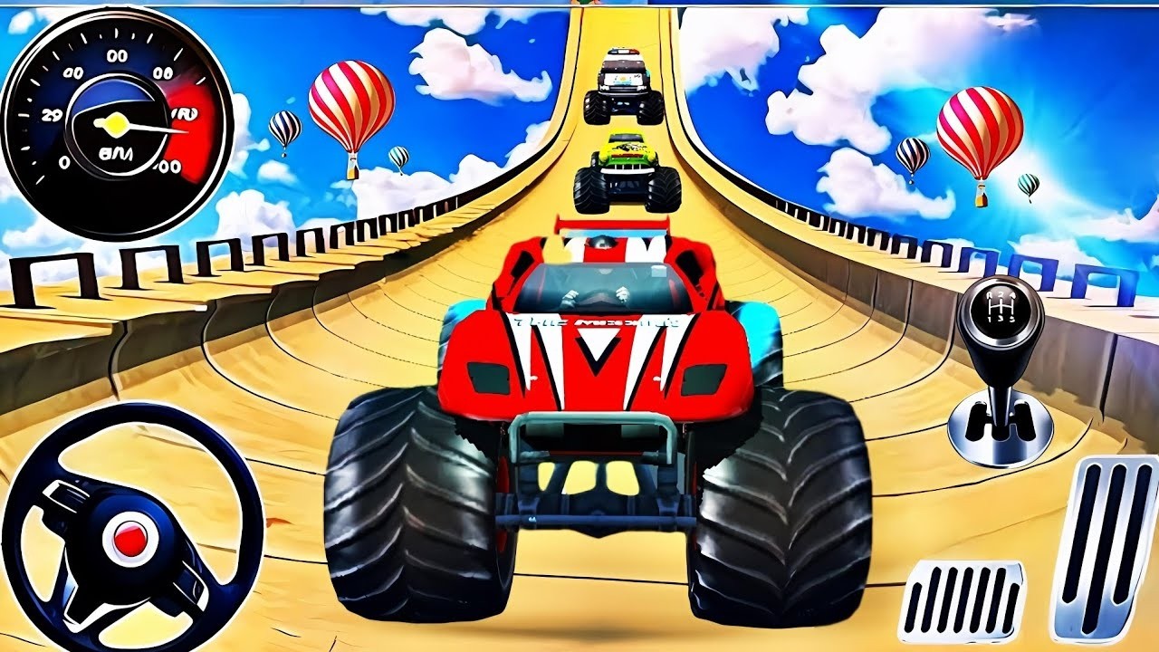 Extreme Monster Racing Truck - racing, ramps and Stunts - C | COPPA KIDS