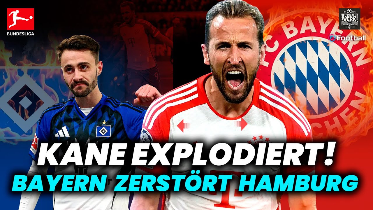 BAYERN zerstört HAMBURG mit einem 5:0-Gala-Sieg
