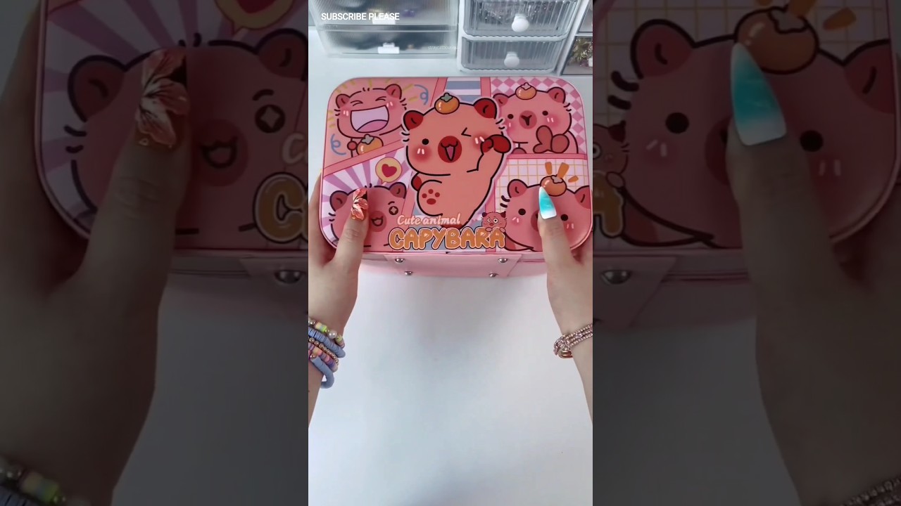 Capybara Cute Box Order Packing😻✨(ASMR) #asmr #smallbusiness #capybara #sanrio #orderpacking #order