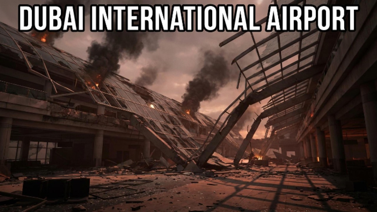 Dubai Airport before Iran Attacks