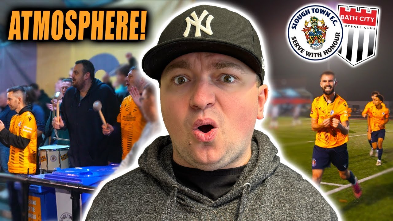 FANS Play The BINS As Slough DESTROY Bath! | Slough Town v Bath City