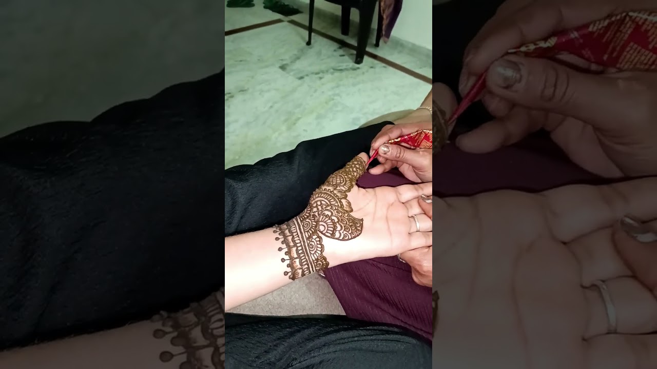Beautiful back hand simple mehndi designs 