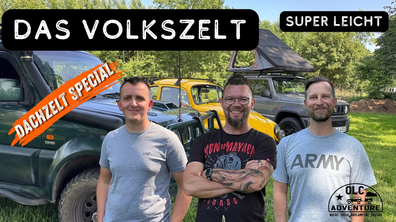Das OLC Adventure Volkszelt - extrem leicht und für jedes Auto geeignet