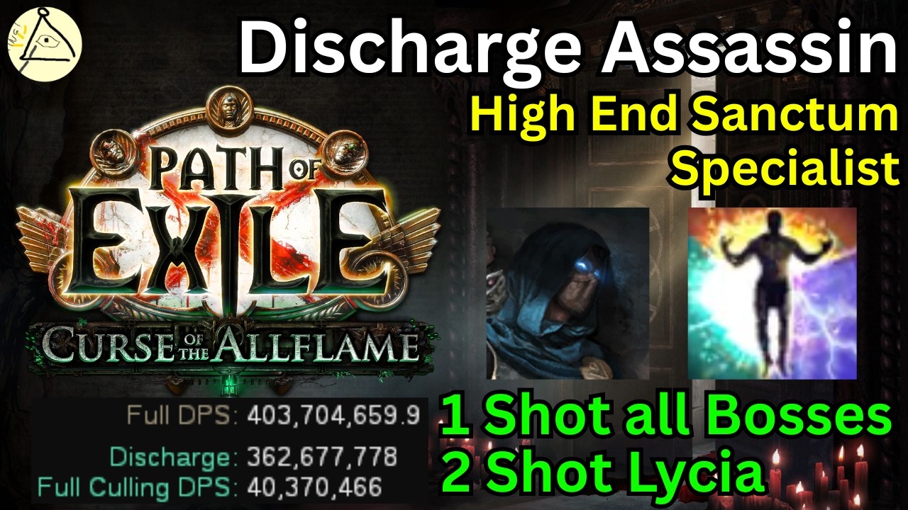 [POE1 3.29] Discharge Assassin Sanctum Specialist | Comprehensive Build Guide