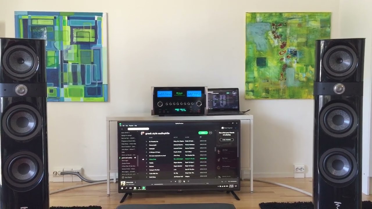 Focal Sopra No2 + McIntosh MA8000 Vocal Showoff