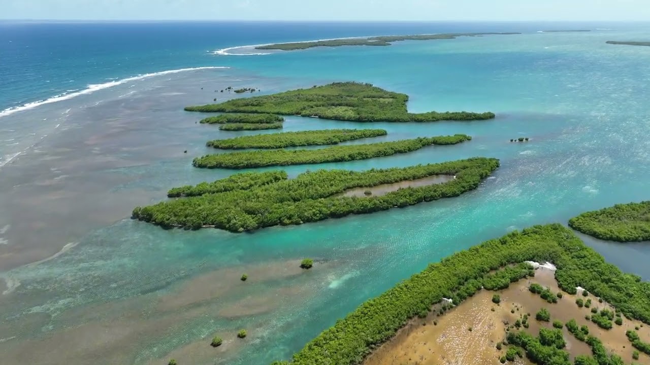 PLAYA POZUELO & CAYO CARIBE, GUAYAMA PUERTO RICO (VIDEO 4k)