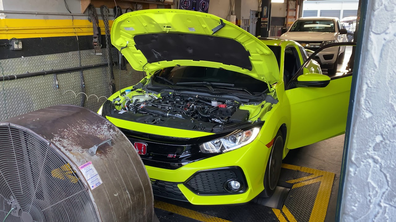 280 Horsepower  335 Torque 10th gen FBO Civic Si DYNO
