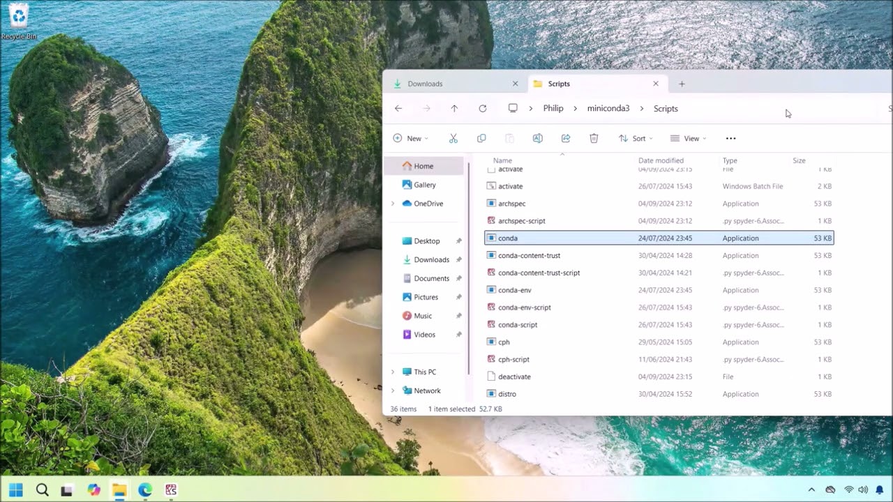 Spyder 6 IDE: установка в Windows 11 24H2