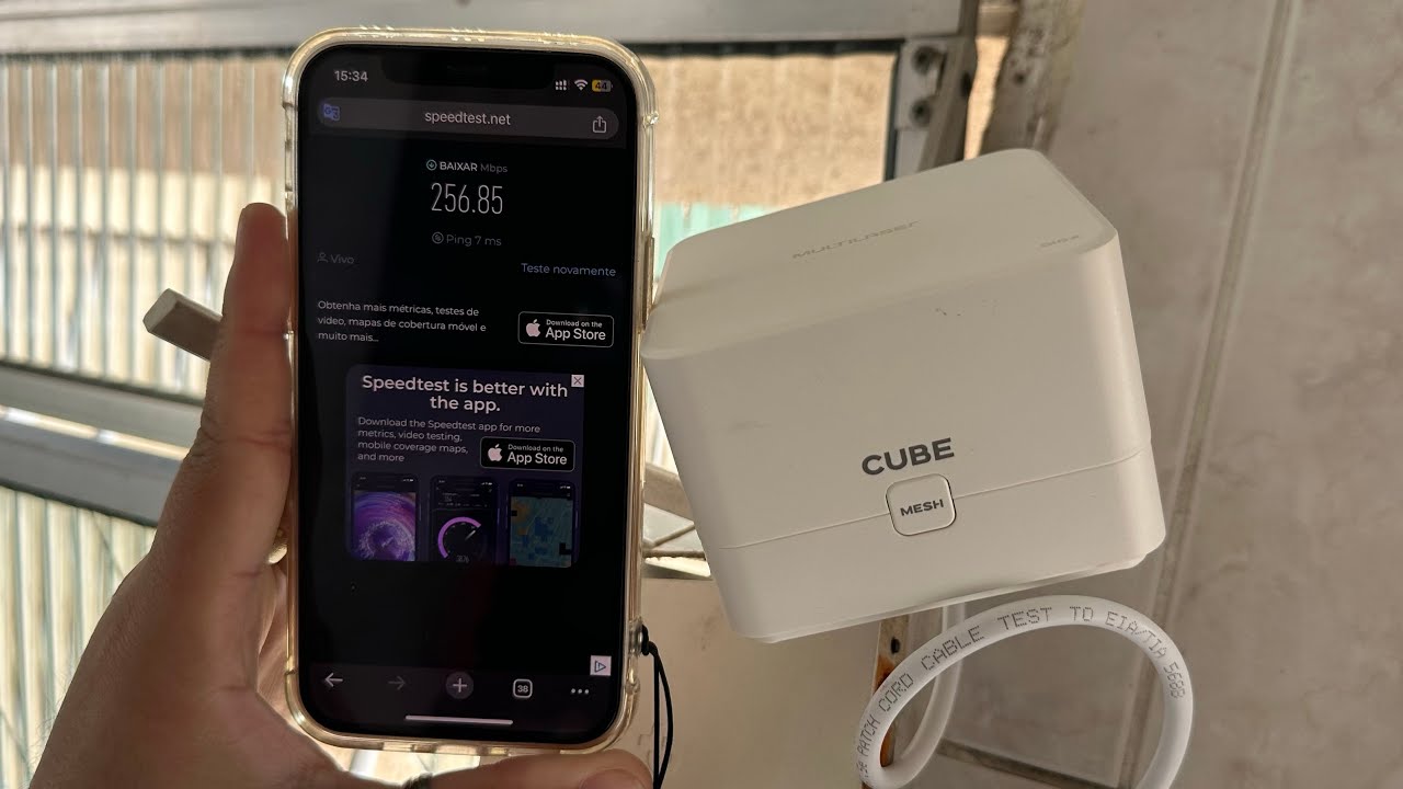 Roteador Cube Mesh AC 1200 Gigas Multilaser funcionando na prática