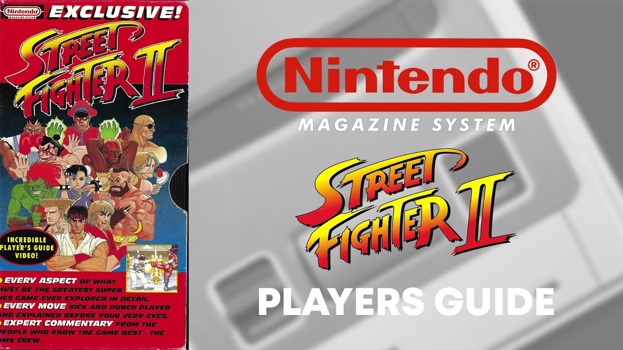 Nintendo Magazine System - Street Fighter 2 Players Guide || 90s Promo VHS