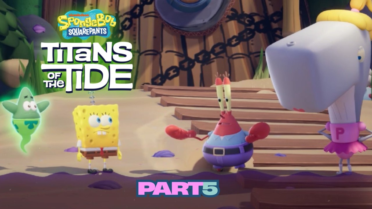 SpongeBob Titans of the Tide Episode 5 - Finding the Waterfall Source! 🌊