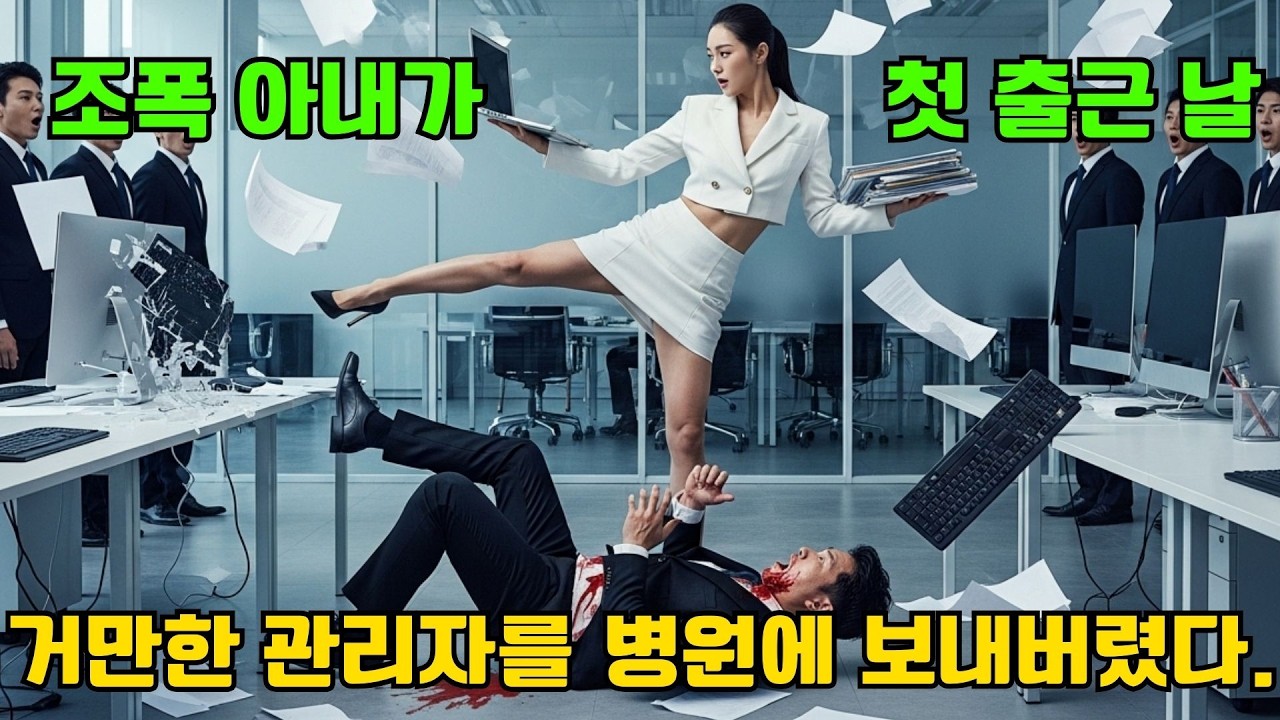평범한 신입사원인 줄 알았지? 악덕 상사 박살 내고 재벌 남편 기절시킨 암흑가 아내의 사이다 참교육