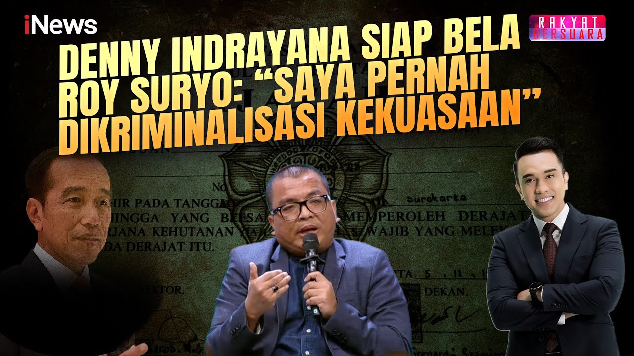 Denny Indrayana Anggap Roy Suryo Korban, Ungkit Pengalaman Masa Lalunya Dikriminalisasi | RakBer