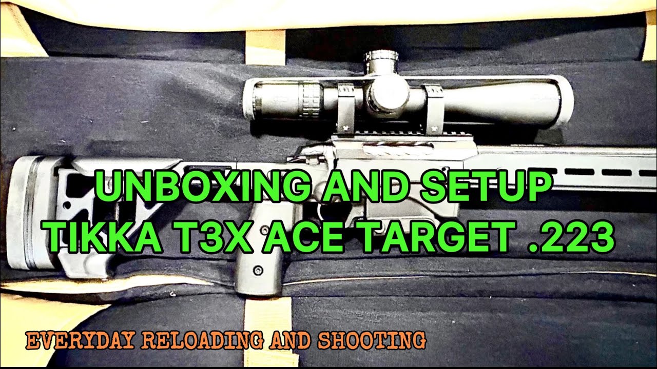 Оцените мою новую винтовку Tikka T3X Ace Target.