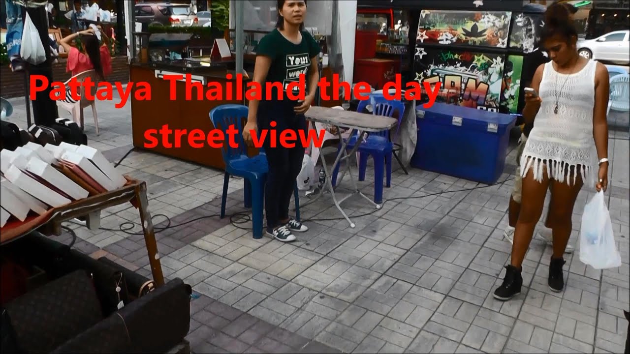 Pattaya Thailand the day street view