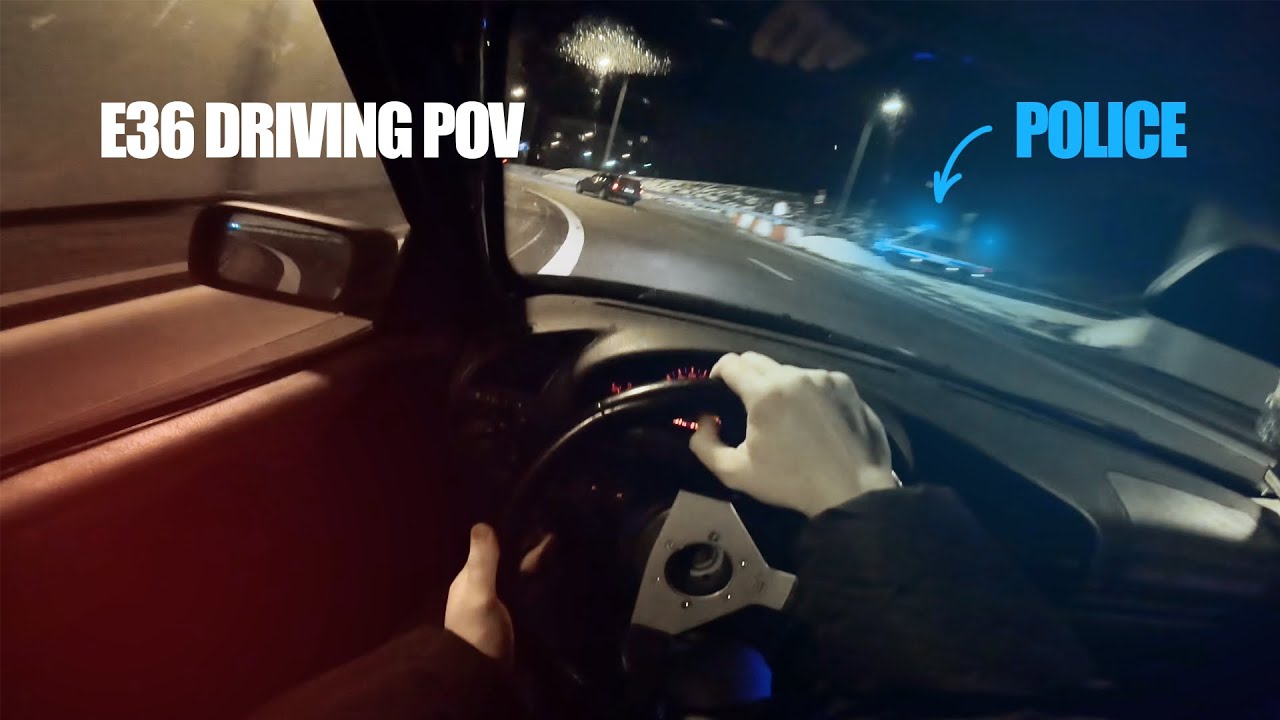 BMW E36 M54B25 STREET DRIVING POV