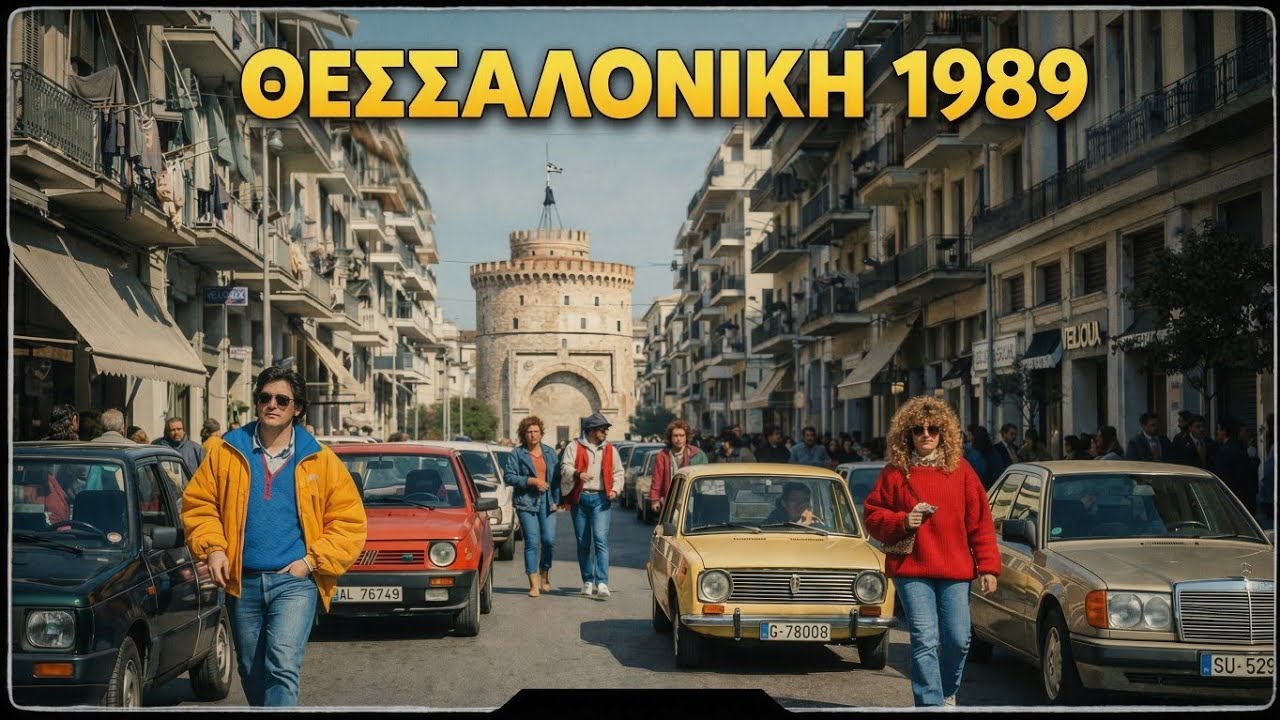 Η ζωή στη Θεσσαλονίκη του 1989: Όπως δεν την έχετε ξαναδεί (AI Video)