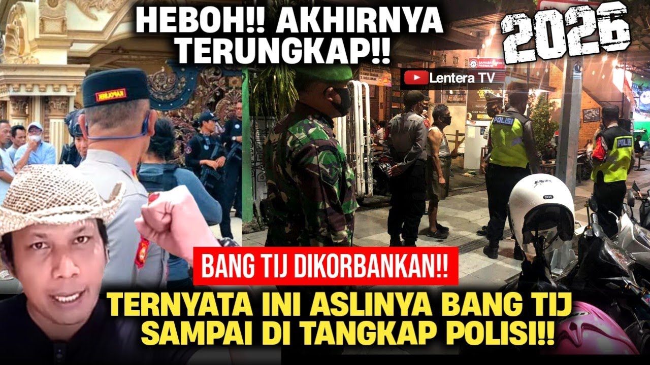 🔴TERNYATA INI DIA!! BANG TIJ DIJADIKAN KAMBING HITAM SAMPAI DITANGKAP INILAH ASLINYA...