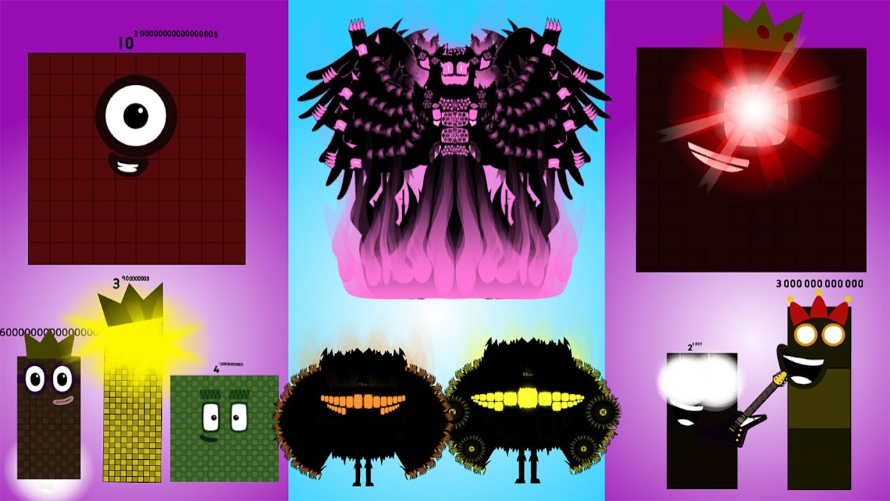 Numberblocks Band Re Take (1xon-1decxon ) vs Uncannyblocks Band Different Units@uncannyblocksband