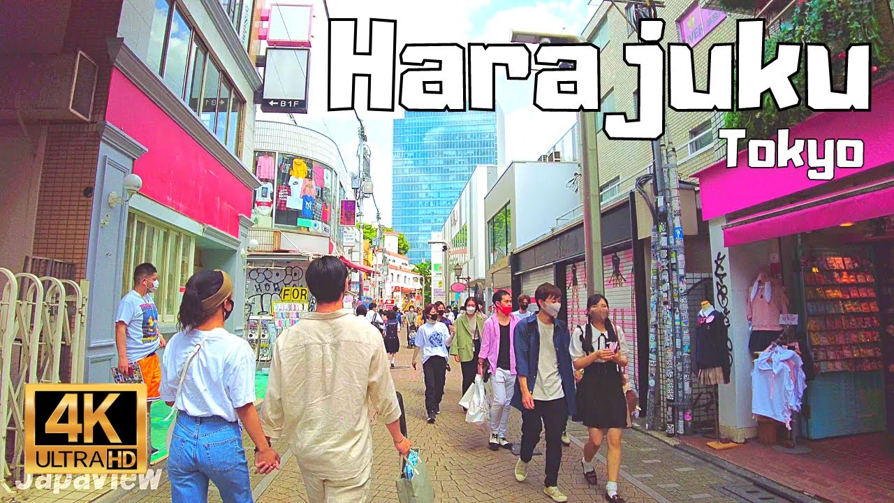 【4K Japan Walk】Harajuku. Most fashionable town in Tokyo - From street fashion to High Brands.