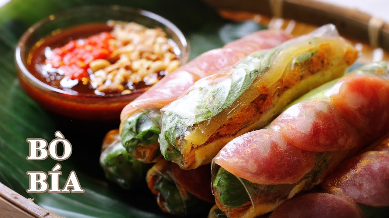 Bò Bía - Công Thức Nước Chấm Thơm Thật Thơm Với Nguyên Liệu Đặc Biệt Đơn Giản