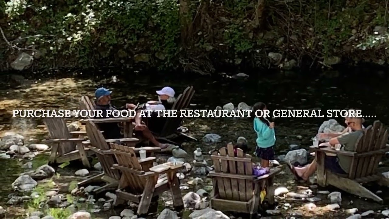 Big Sur River Inn, General Store and Restaurant,  have a drink or meal in the river.