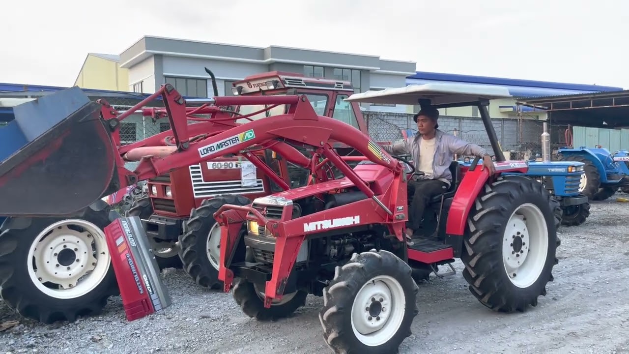 Đại Thành| Máy Cày Mitsubishi MT33 số cơ ben cơ trợ lực lái 4 máy bét kim| siêu lợi Dầu| gàu xúc