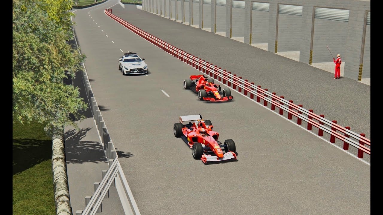 Ferrari F1 2018 vs Ferrari F1 2004 - TT Isle of Man
