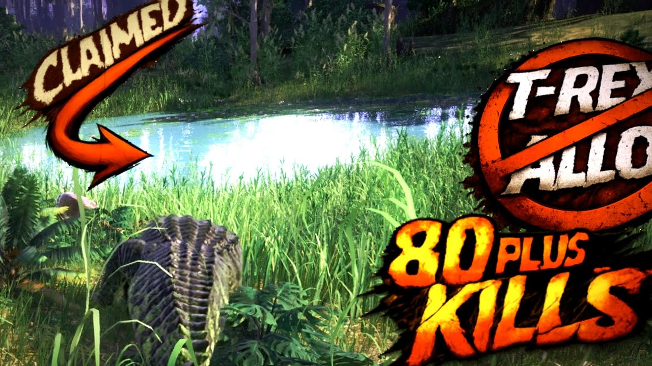 How An Ancient Crocodile Claims the Swamps | T-Rex & Allos | The Isle | Part 1