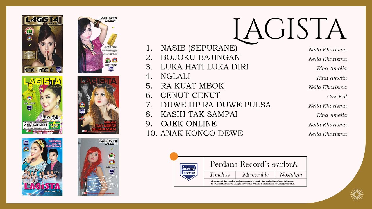 Full Album Lagista vol.2, 3, 4, 5 dan 6 (Official Music Video)