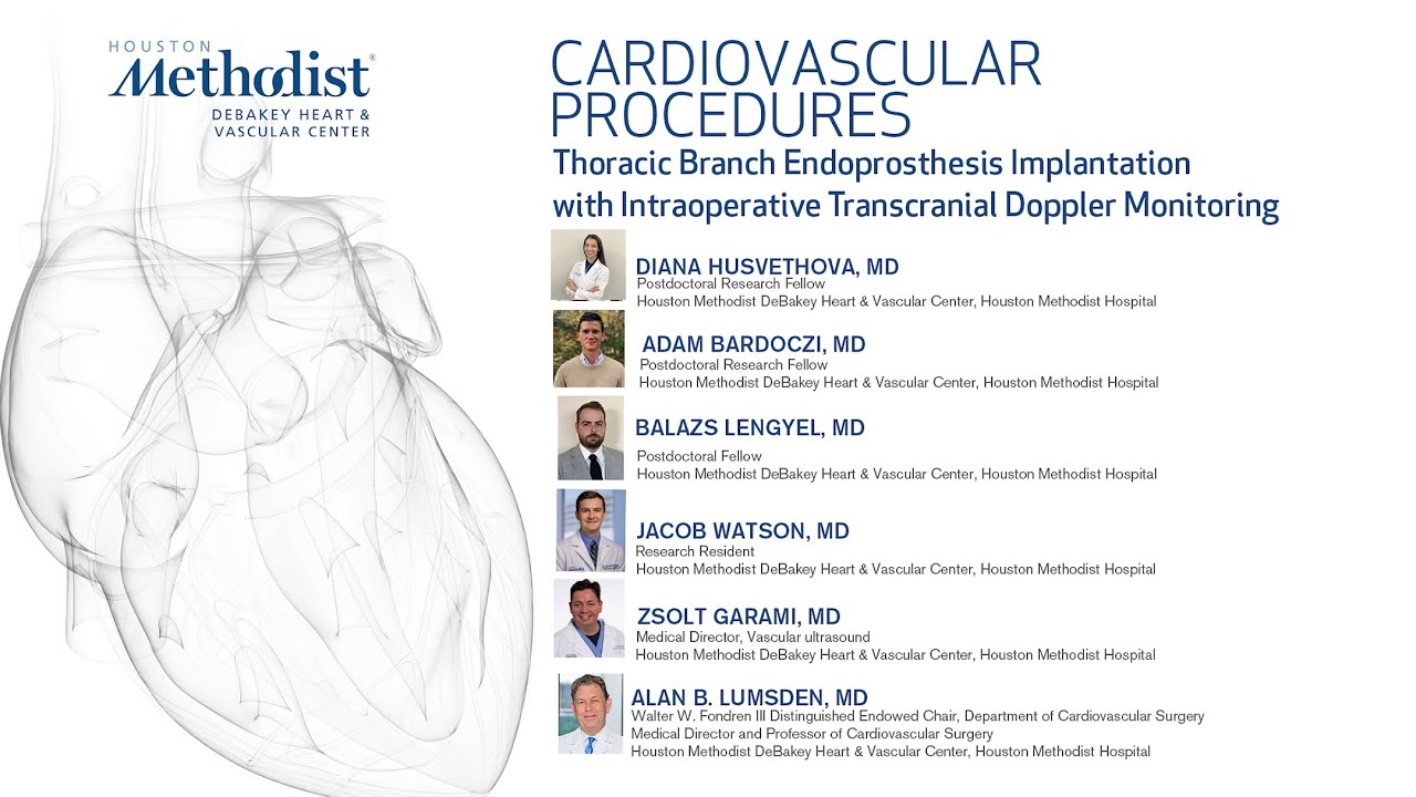 Thoracic Br Endoprosthesis TCD Monitoring (Husvethova, Bardoczi, Lengyel, Watson, Garami, Lumsden)