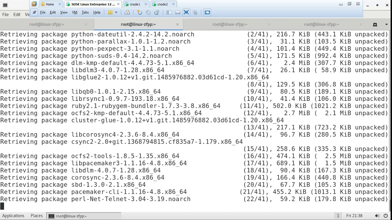 SuSe HA Packages Install -04