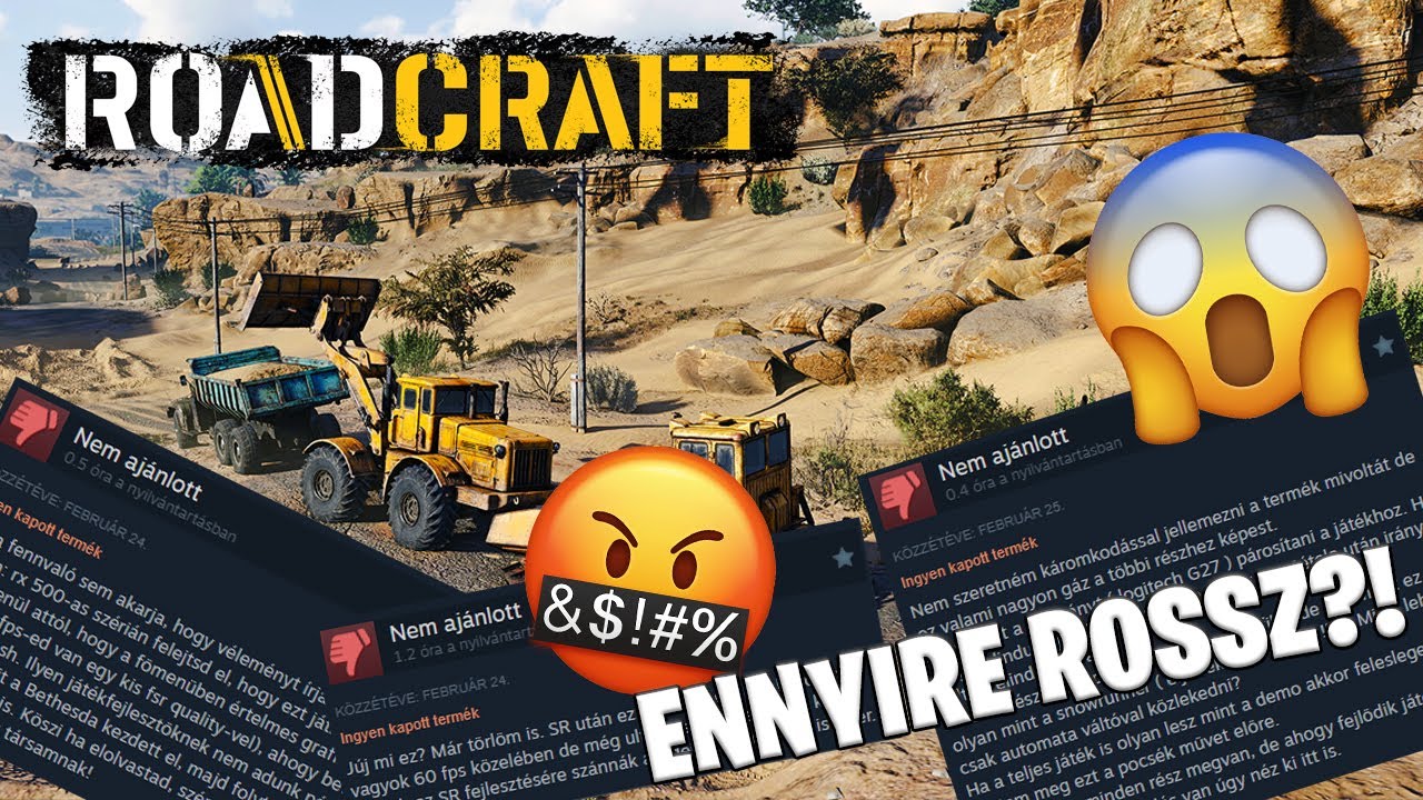 🤬A JÓ IS ENNYIRE ROSSZ?! - Roadcraft DEMO Steam értékelések!🤬 (Leírás)