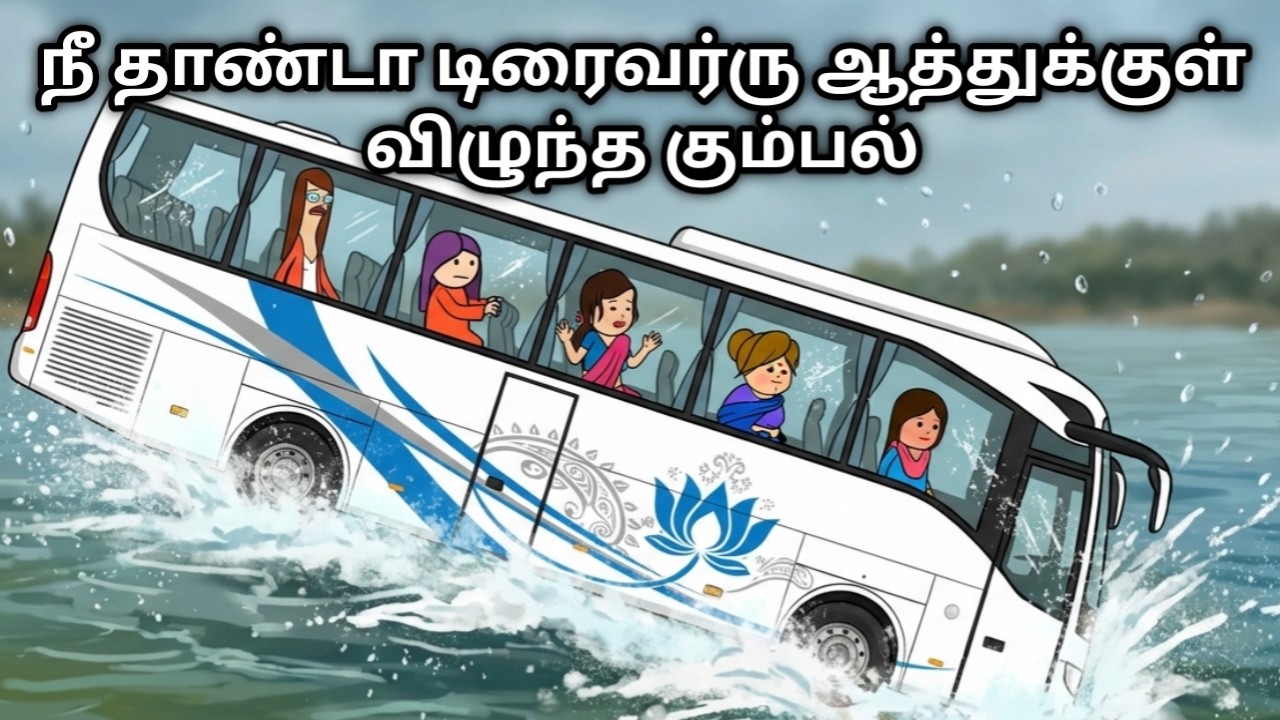 நீ தாண்டா டிரைவர்ரு ஆத்துக்குள் விழுந்த கும்பல்   chinnaponnu new comedy #chinnaponnucomedy2026