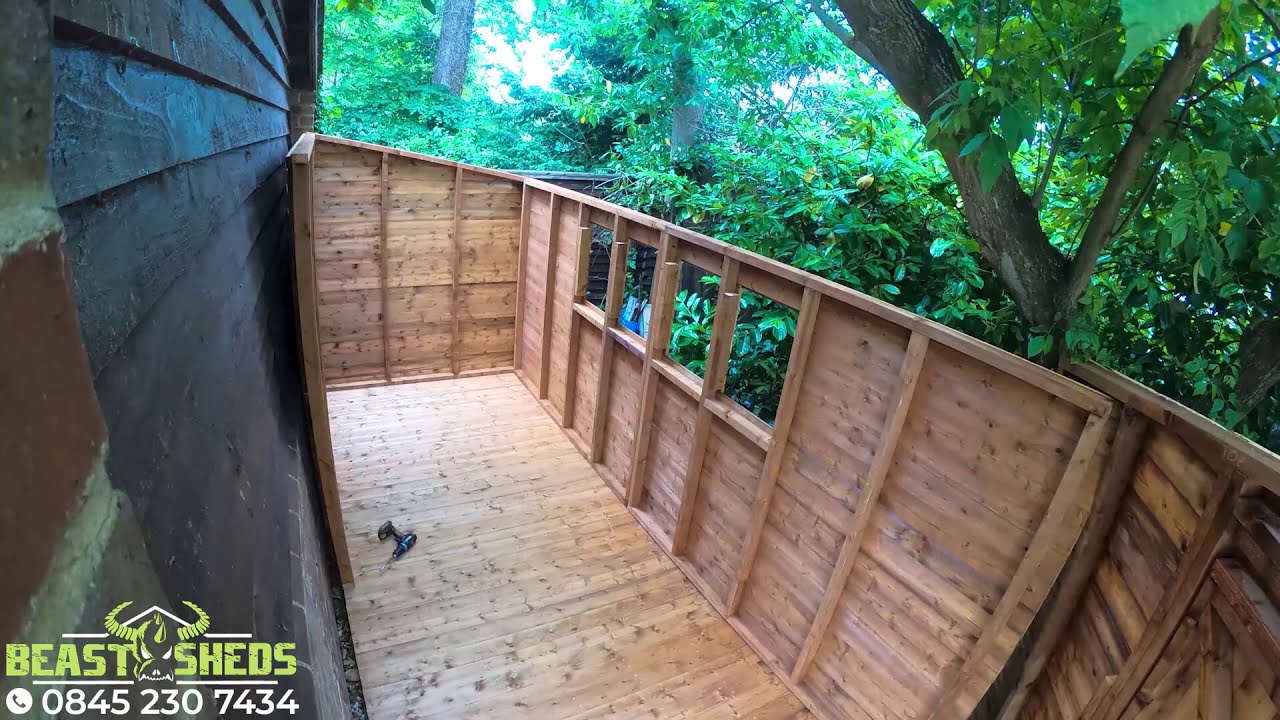 Pent G  - 15x6 - Beast Shed - Garden Shed Build - by Beastsheds UK