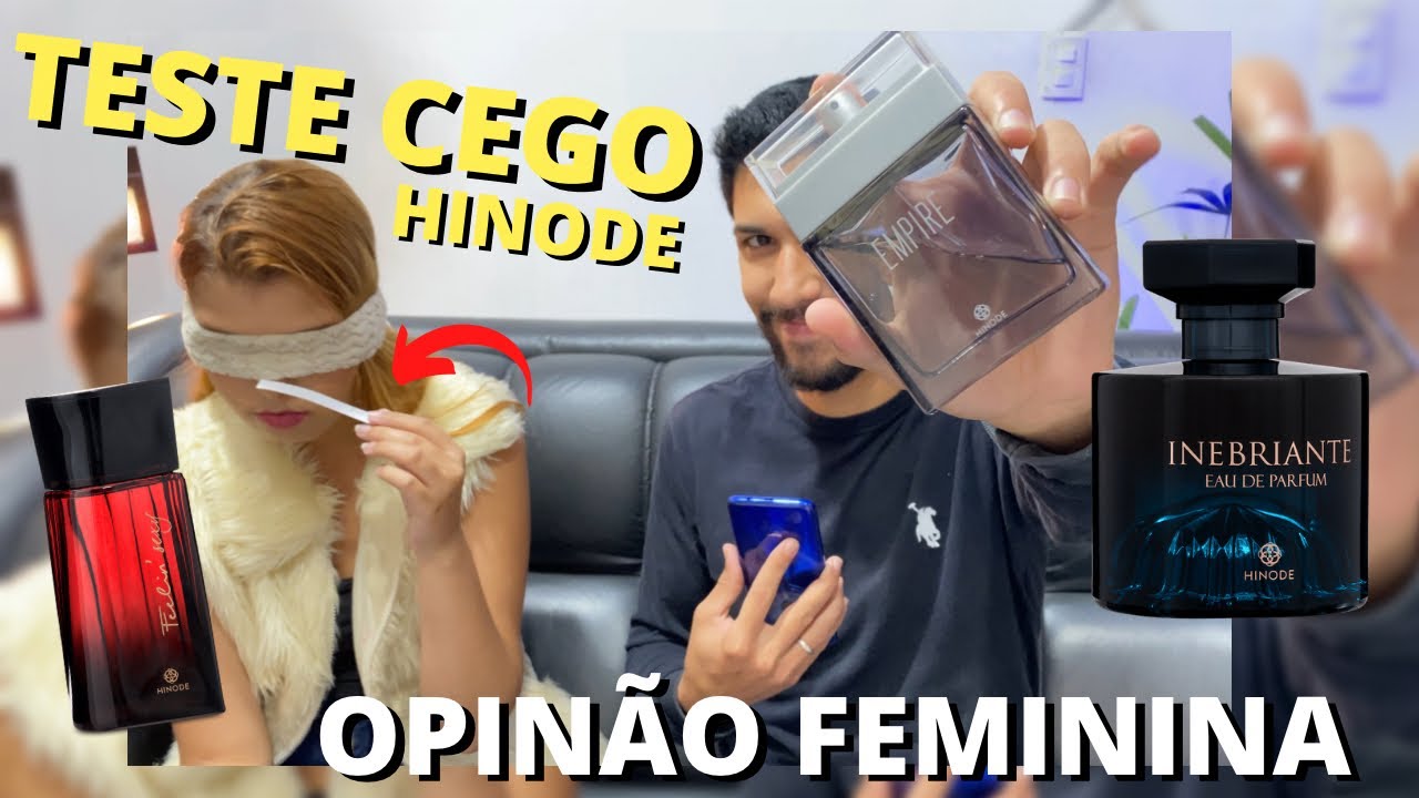 Qual perfume masculino  da Hinode é o preferido da minha namorada [TESTE CEGO]