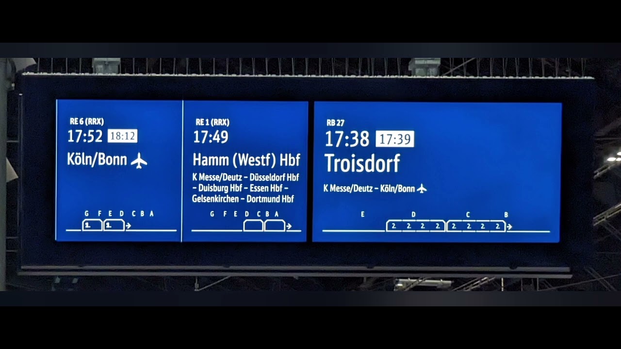 Bahnsteigansagen (Heiko Grauel) Köln Hbf (Teil 8)