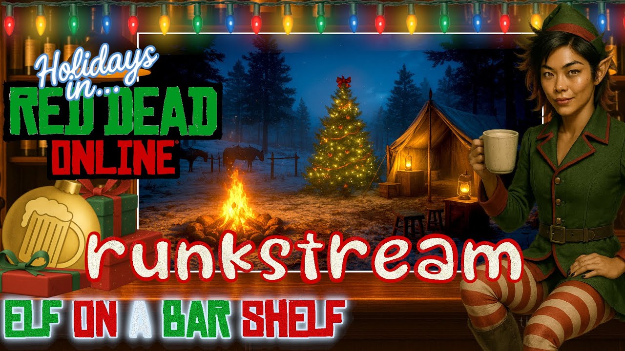 Kana is Actively Ruining My Health 🍻🎄 - Red Dead Online | DRUNKSTREAM