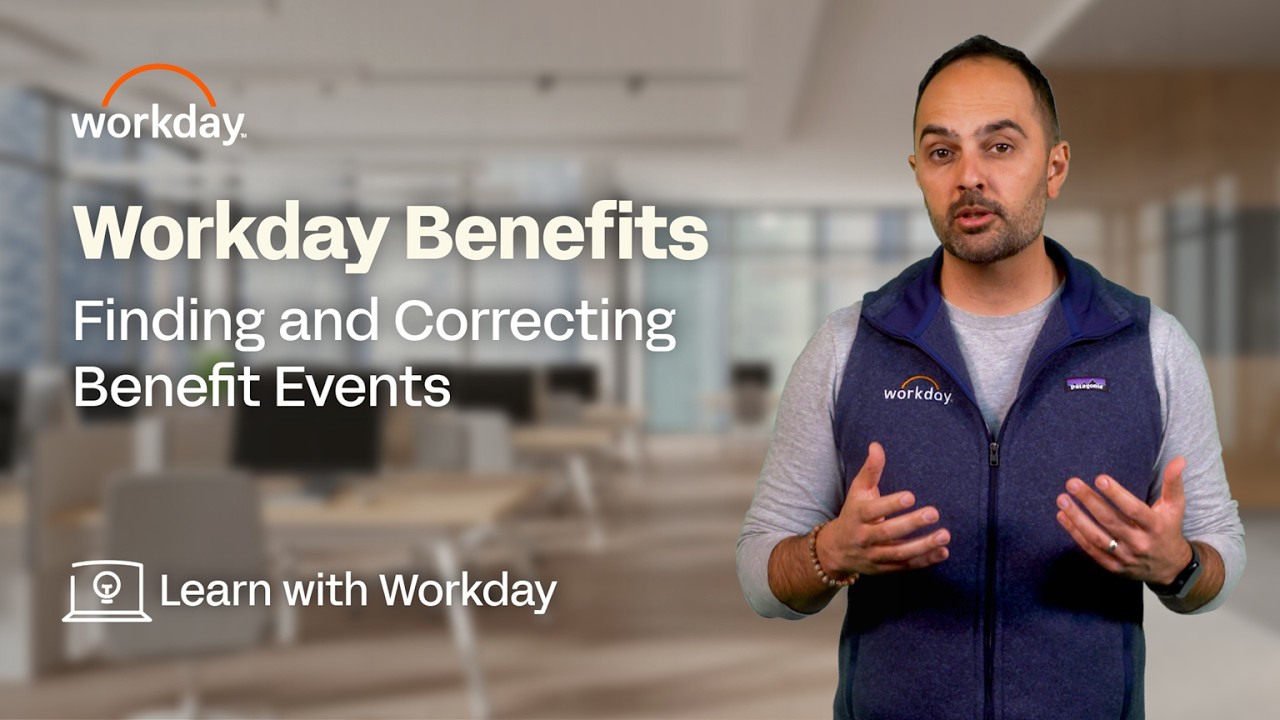 How to Find and Correct Benefits Events | Workday Benefits