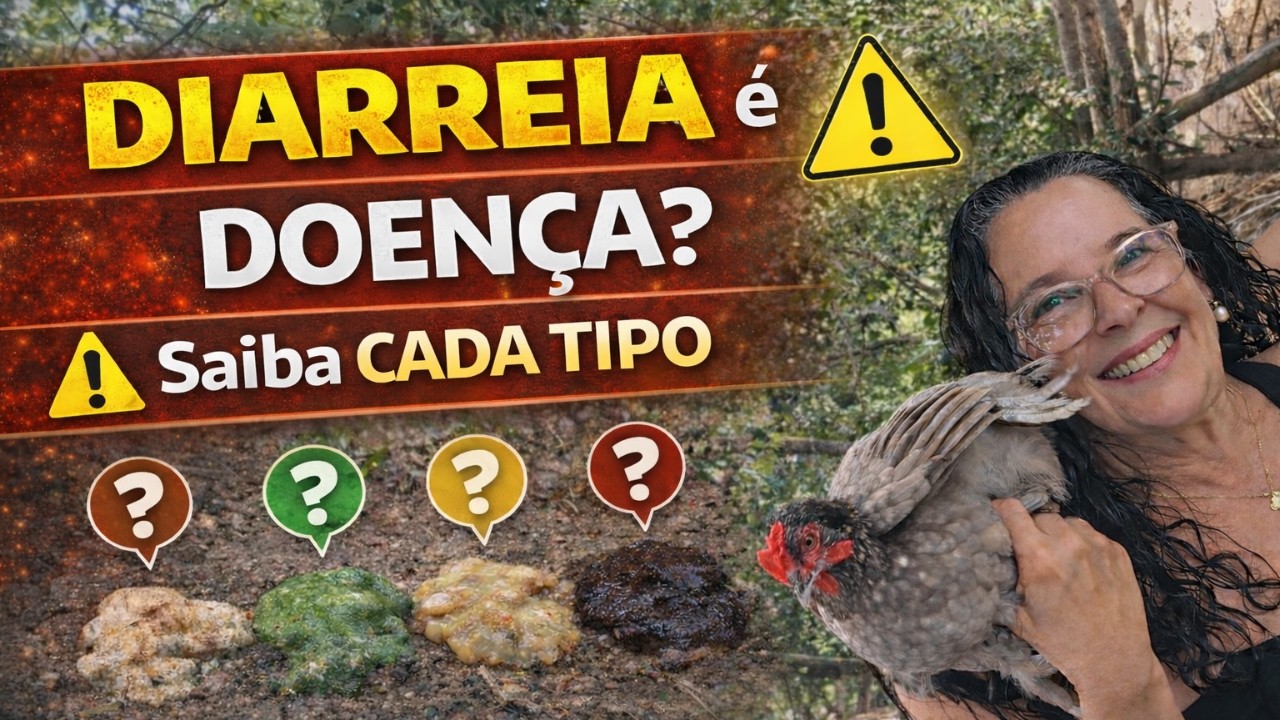 DIARREIA nas galinhas é DOENÇA? ⚠️ Saiba o que cada tipo significa - Cada COR indica um PROBLEMA